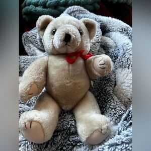 VINTAGE Wang’s International Stuffed Tan/ Camel Teddy Bear Movable Arm & Leg